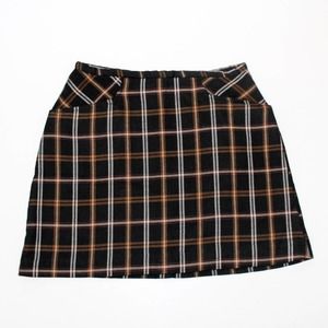90s Vintage American Outpost Plaid Mini Skirt 4